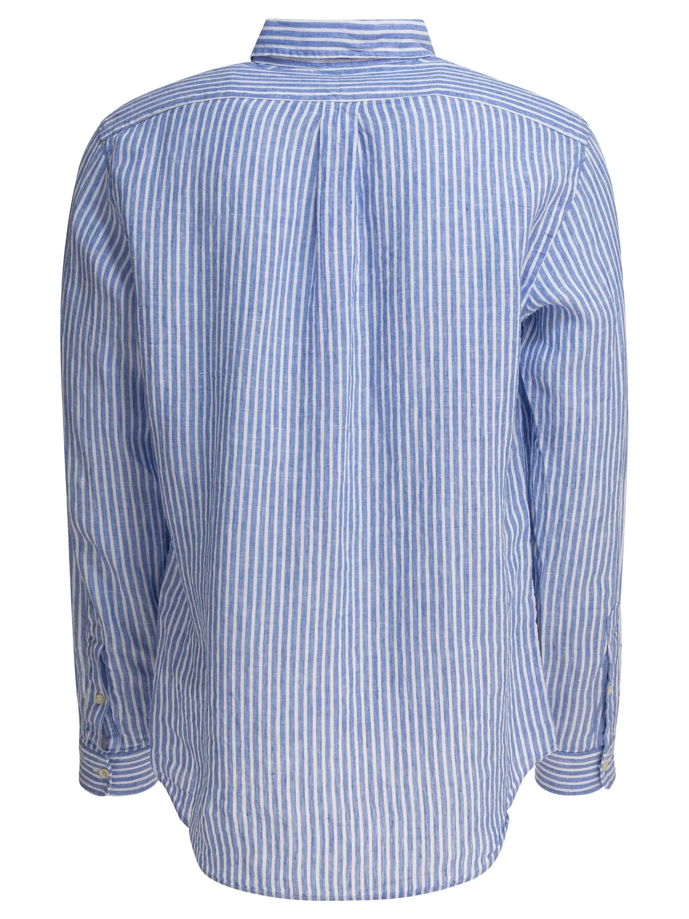 Striped Linen Shirt Shirts Blue sold by Wanan Luxury product image thumbnail 2