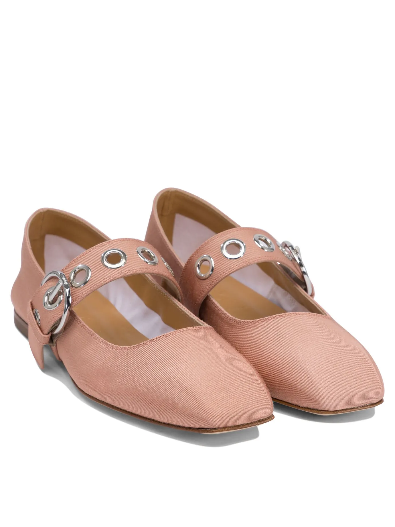 Uma Eyelet Ballerinas Pink sold by Wanan Luxury product image thumbnail 2