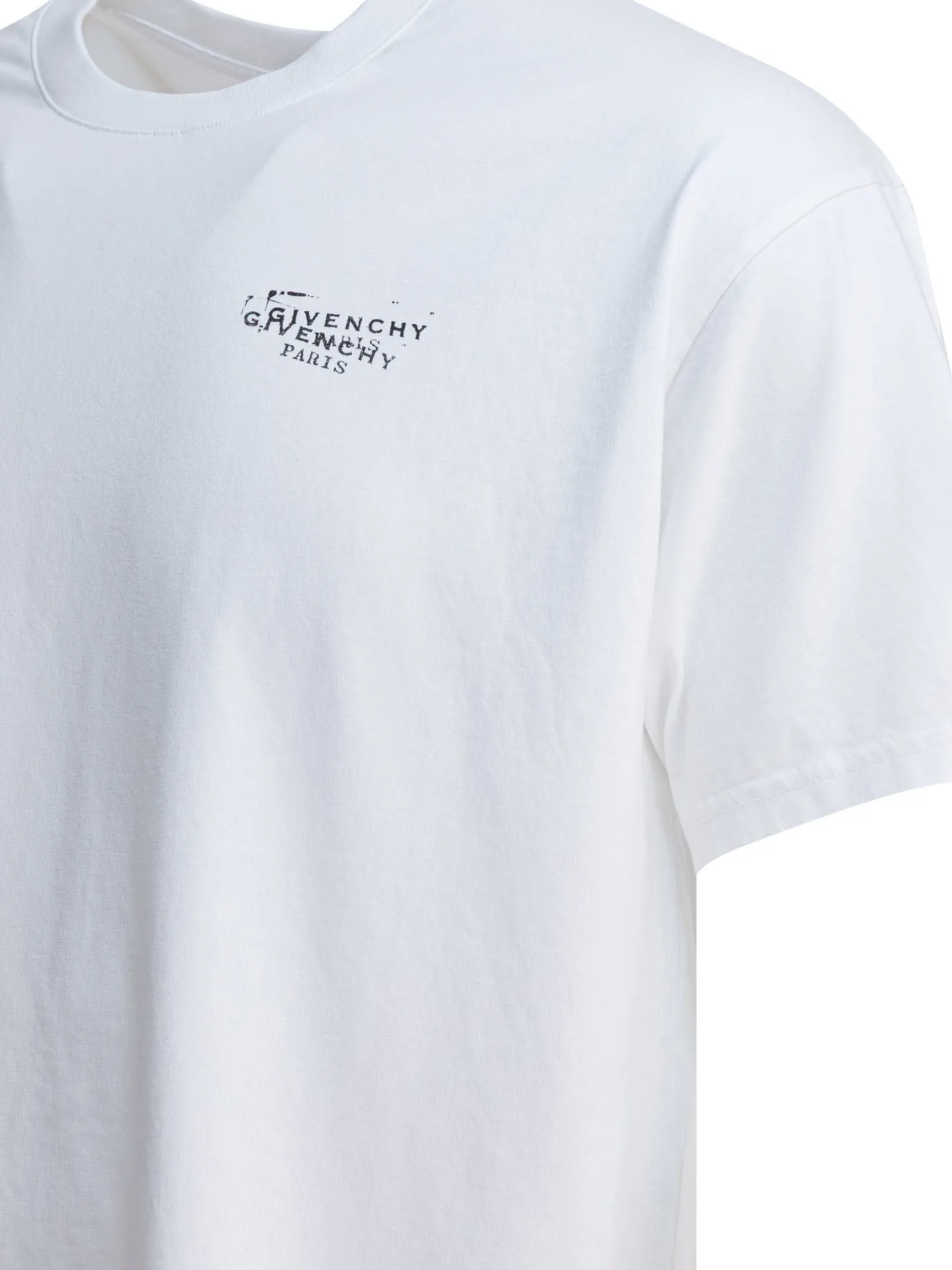 Cotton T-Shirt With Logo T-Shirts White sold by Wanan Luxury product image thumbnail 4
