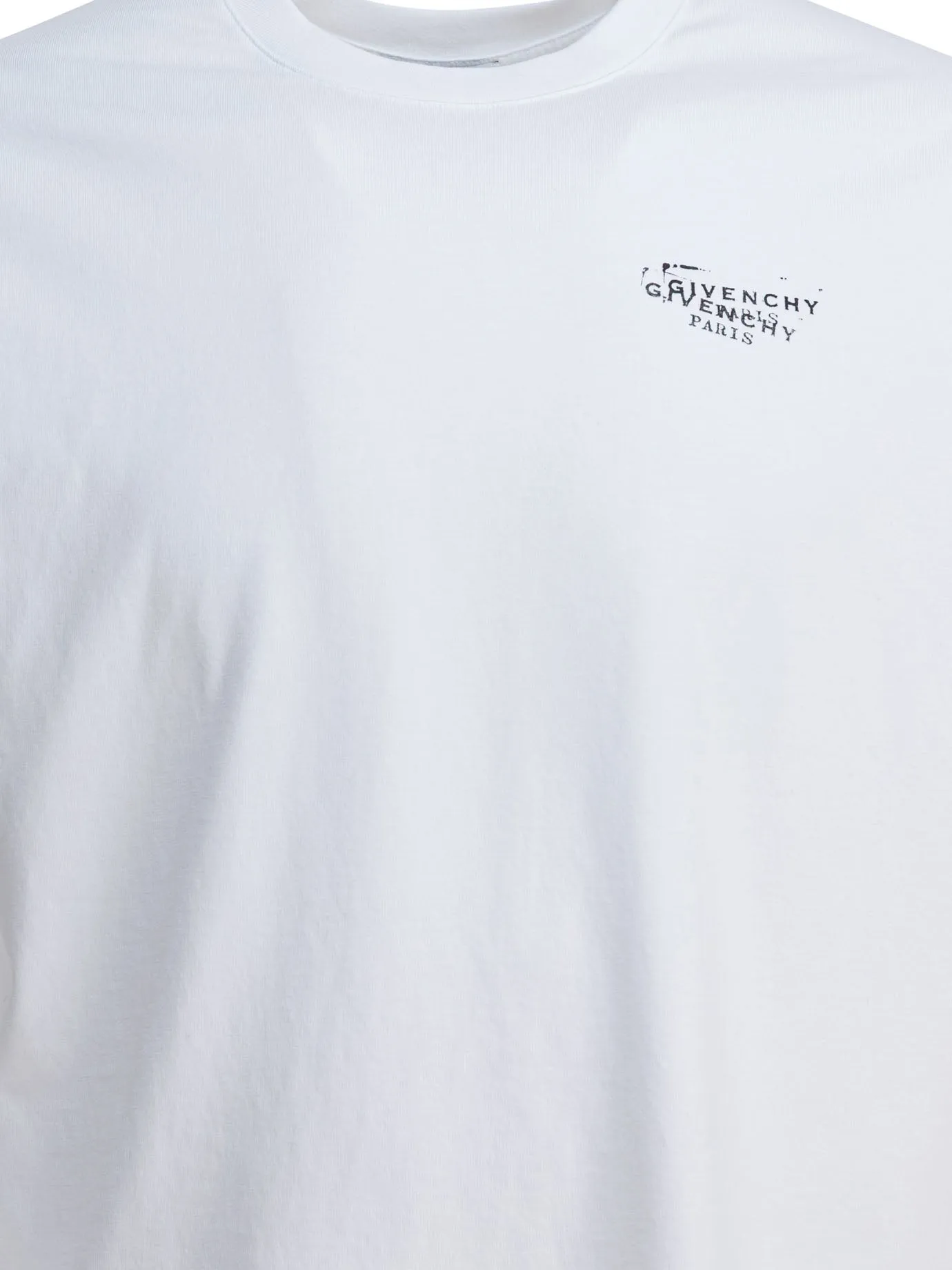 Cotton T-Shirt With Logo T-Shirts White sold by Wanan Luxury product image thumbnail 3