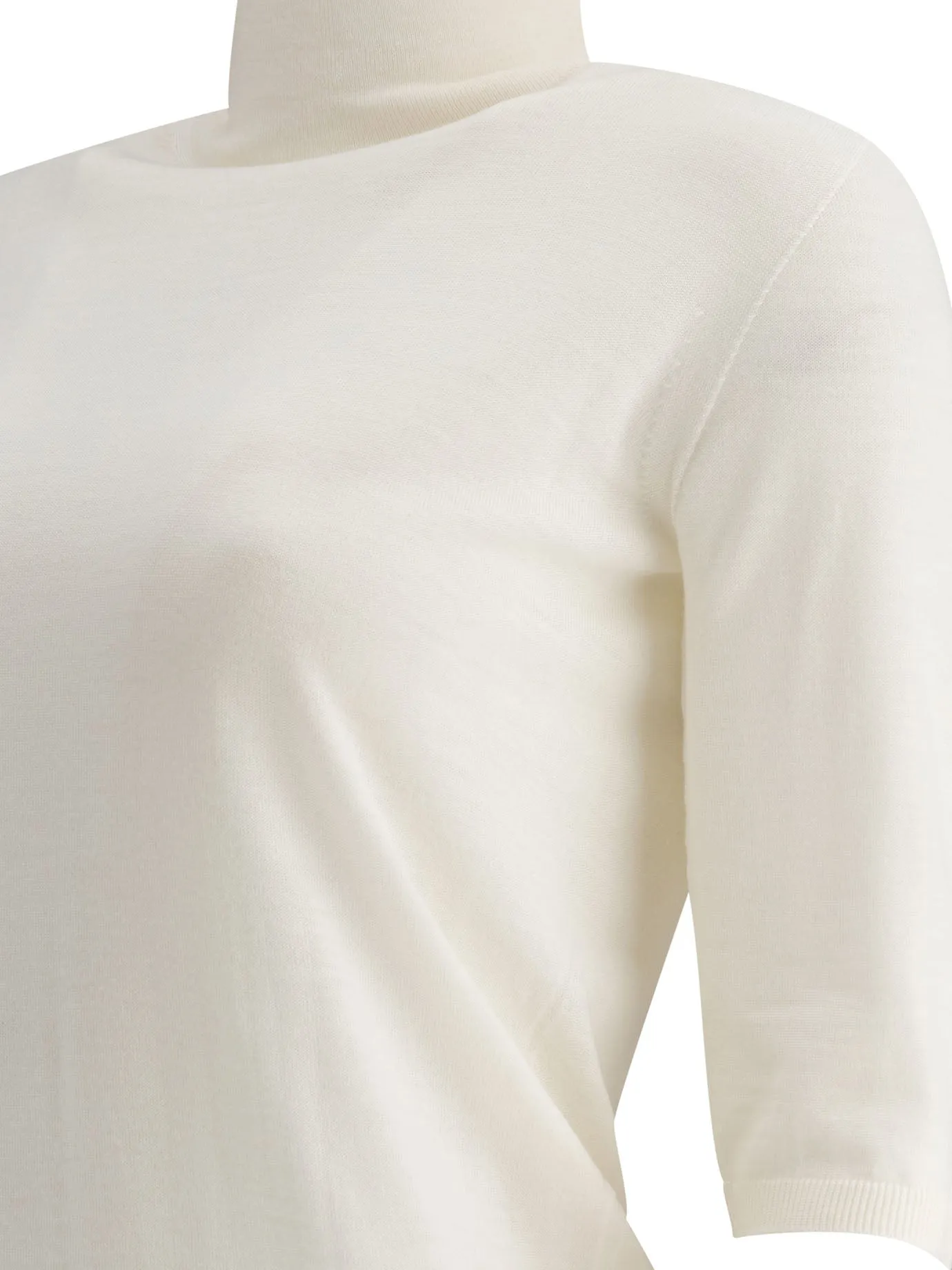 Wool Turtleneck Knitwear White sold by Wanan Luxury product image thumbnail 4