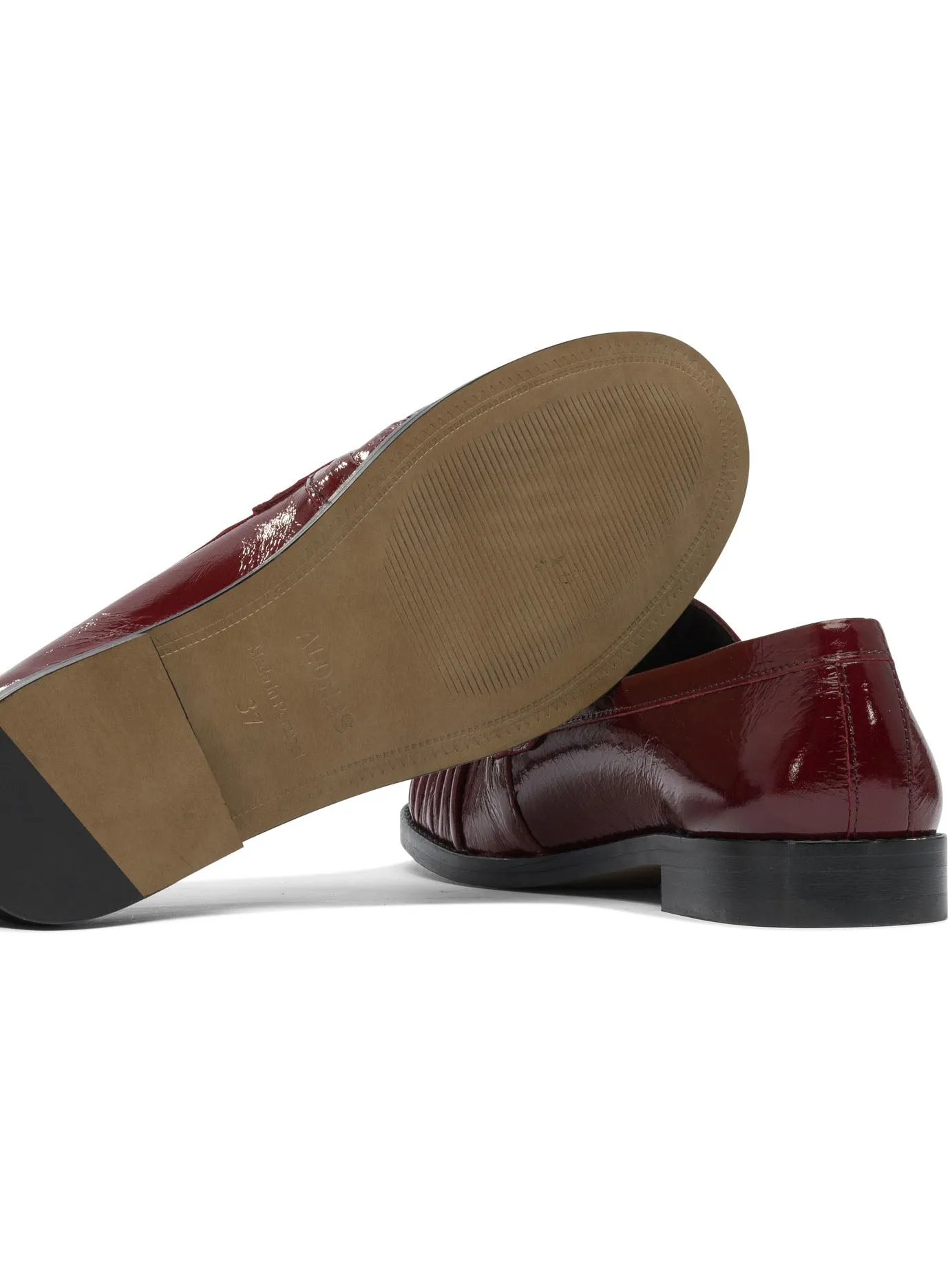 Marietta Patent Loafers & Slippers Bordeaux sold by Wanan Luxury product image thumbnail 5