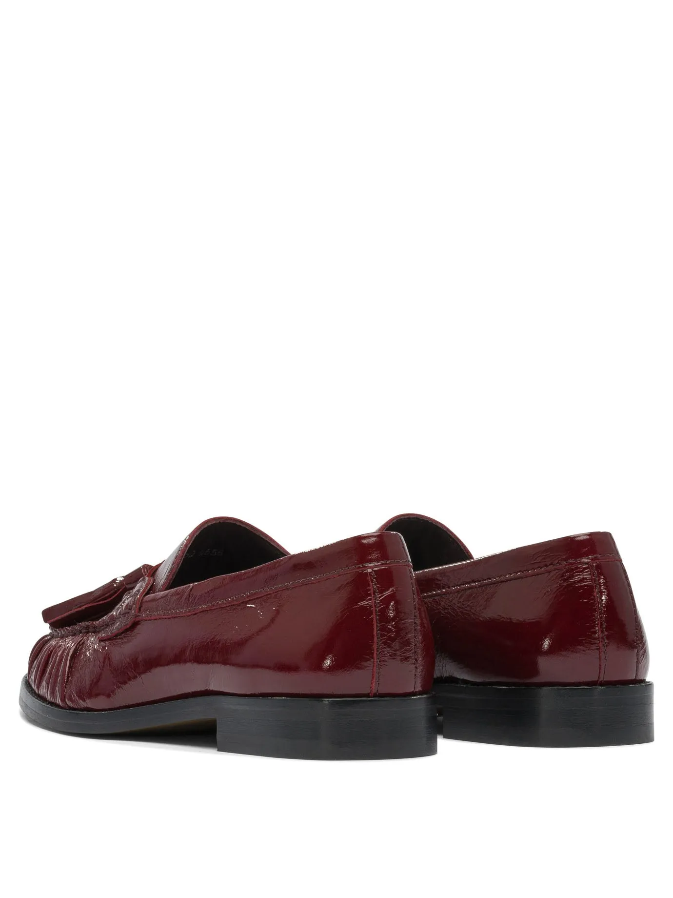 Marietta Patent Loafers & Slippers Bordeaux sold by Wanan Luxury product image thumbnail 4