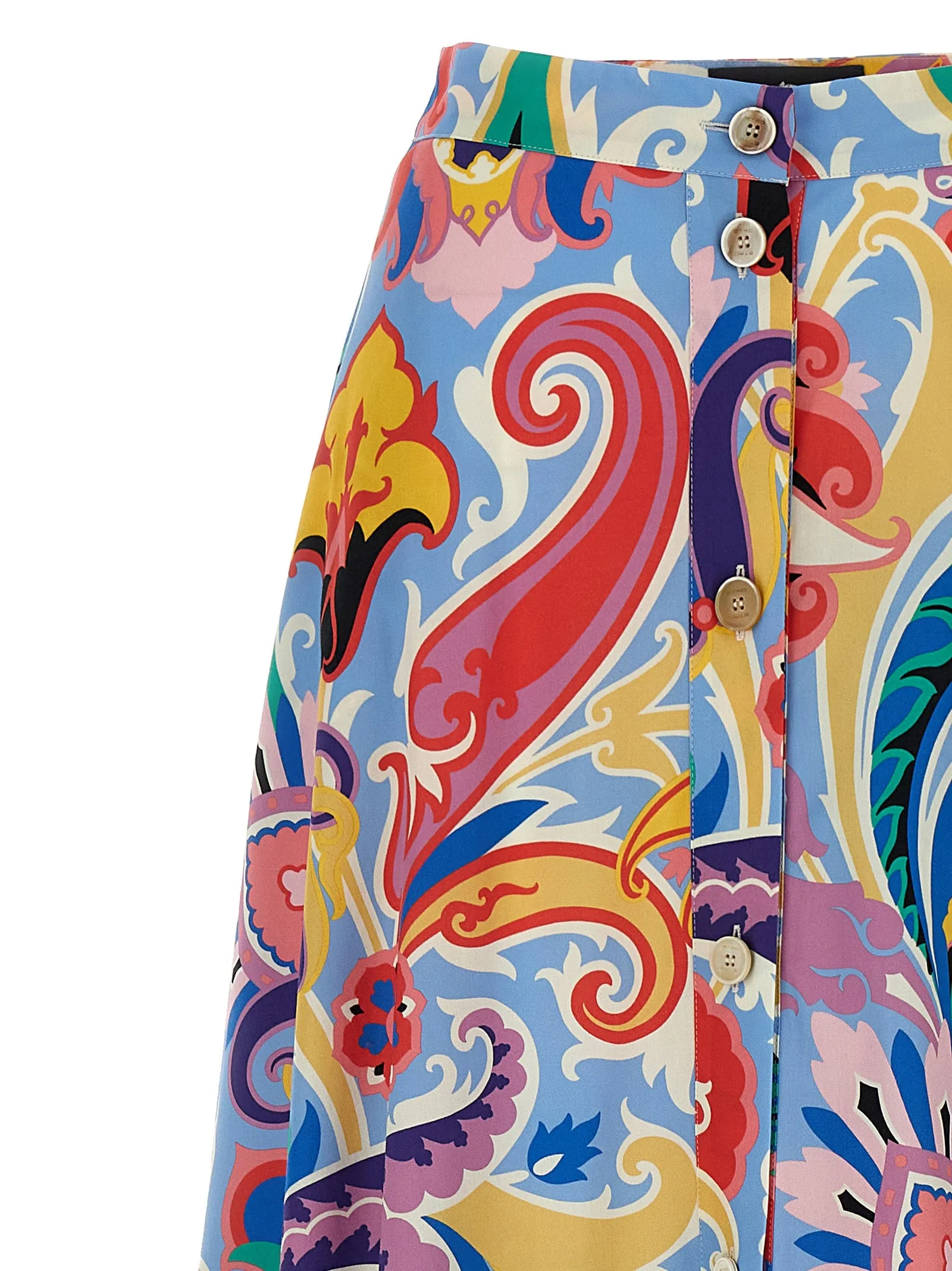 Paisley Skirt Skirts Multicolor sold by Wanan Luxury product image thumbnail 3