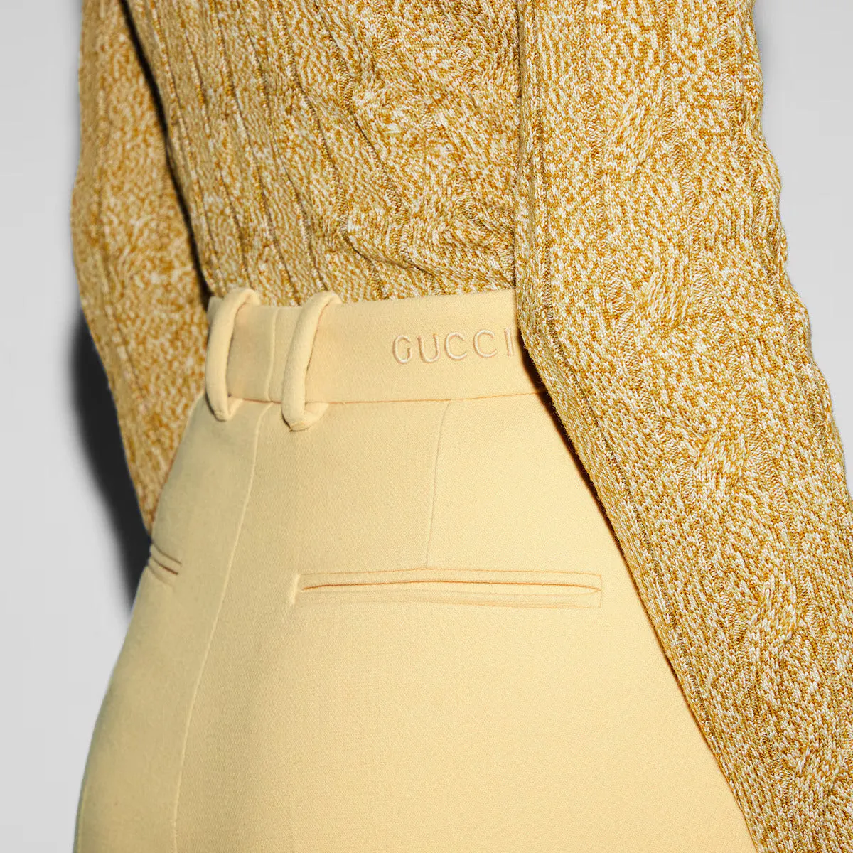 Trousers Yellow sold by Wanan Luxury product image thumbnail 2