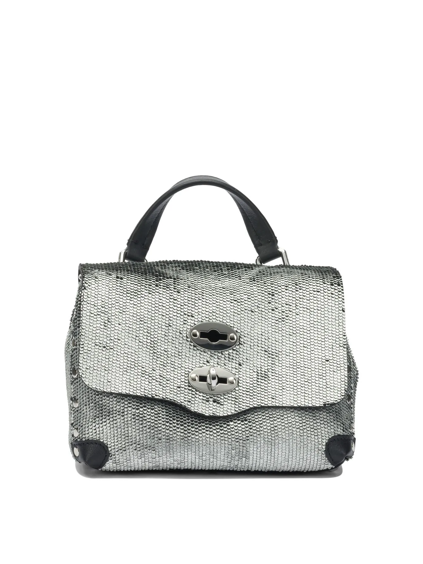 Postina Handbags Silver sold by Wanan Luxury