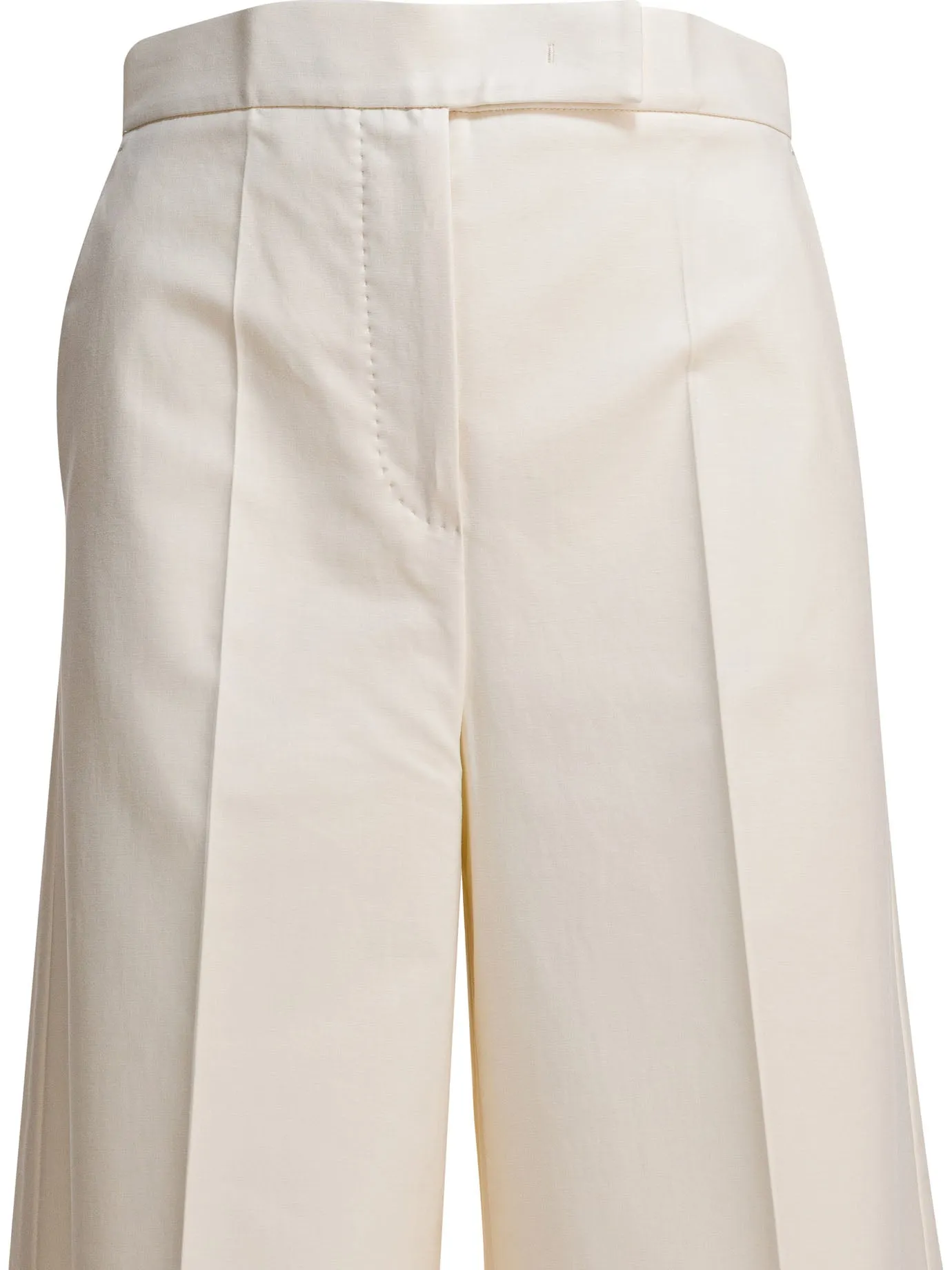 Wide Leg Trousers White sold by Wanan Luxury product image thumbnail 3