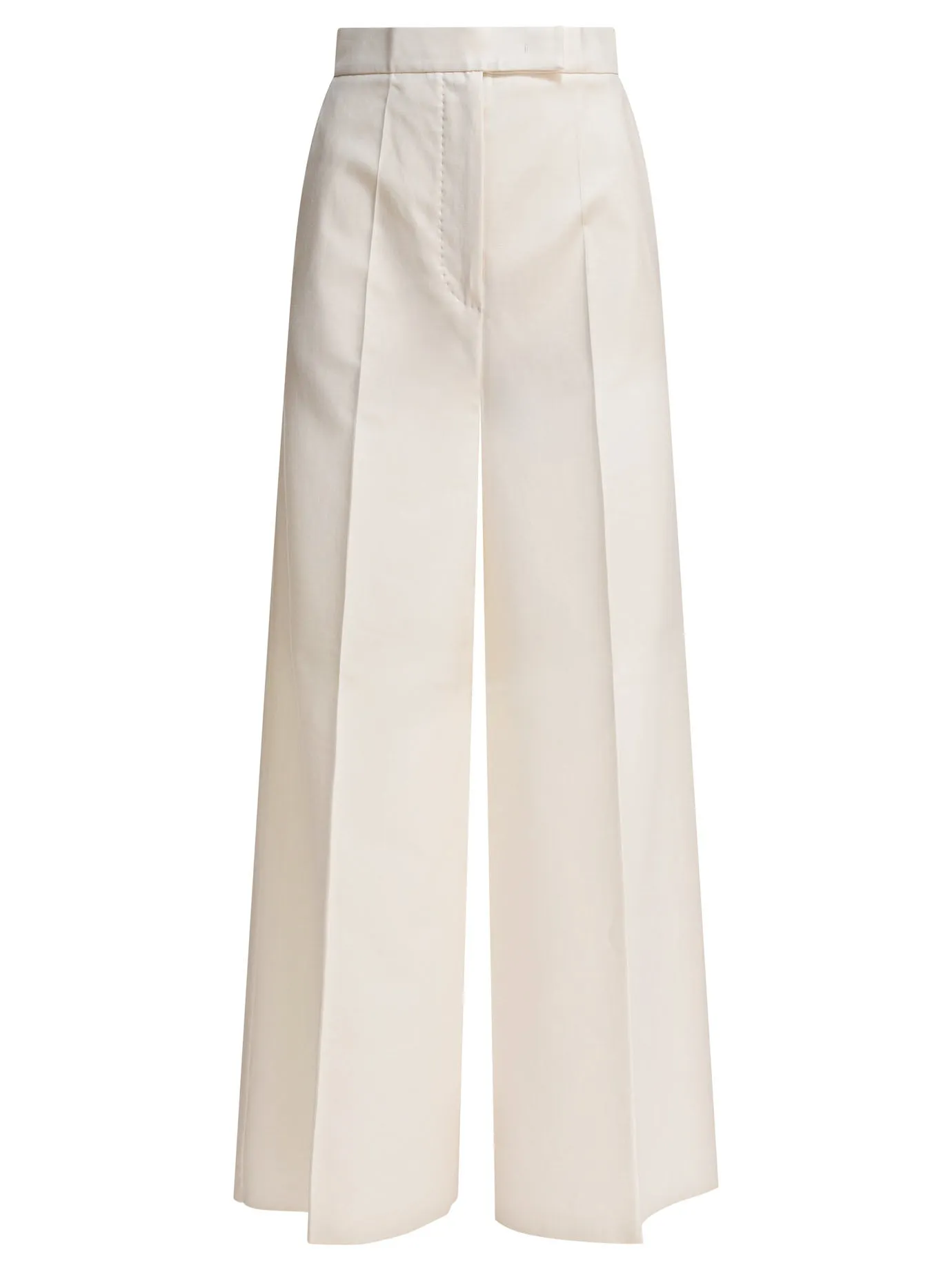 Wide Leg Trousers White sold by Wanan Luxury
