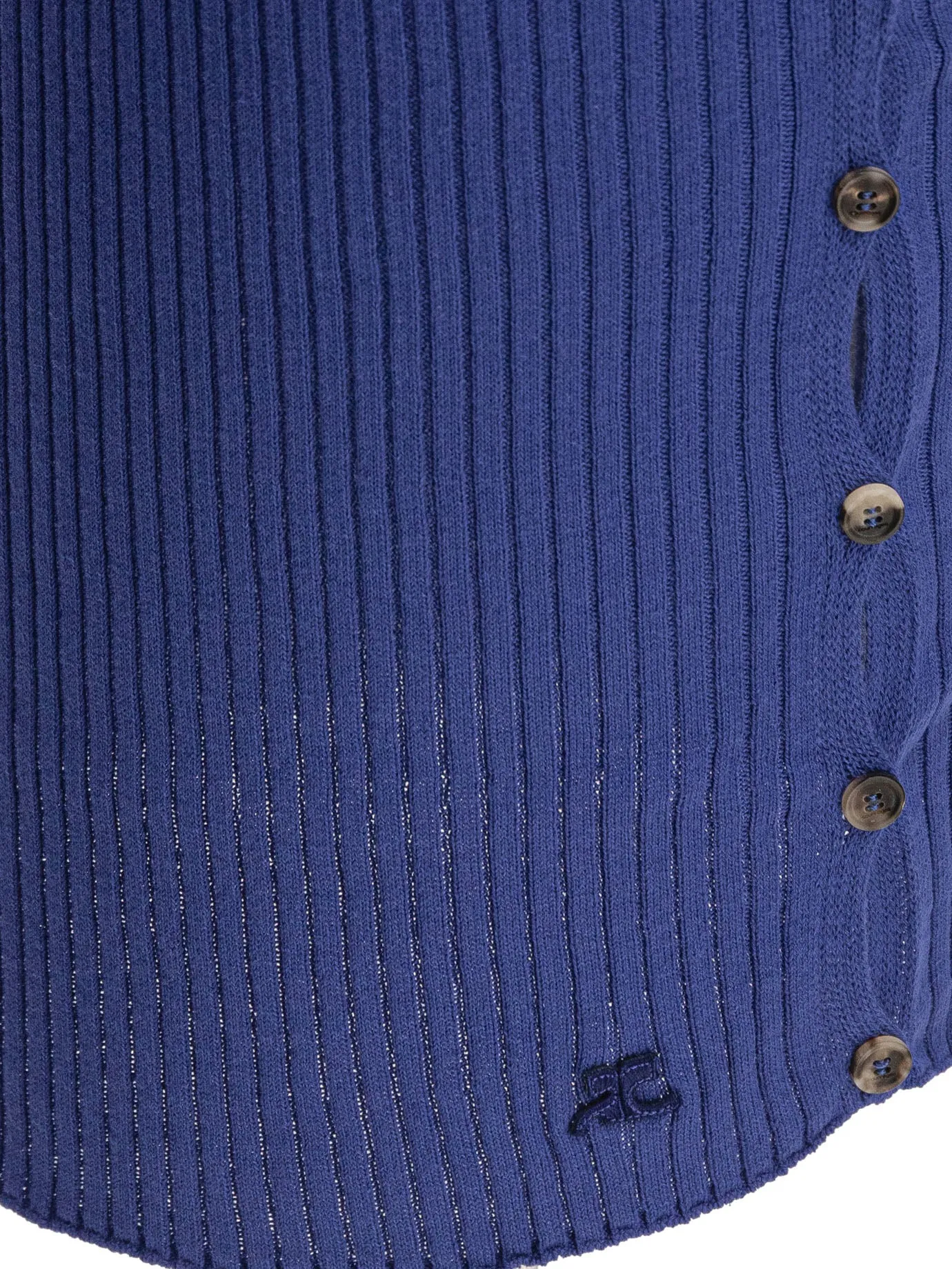 Cotton And Wool Pencil Skirt Skirts Blue sold by Wanan Luxury product image thumbnail 4