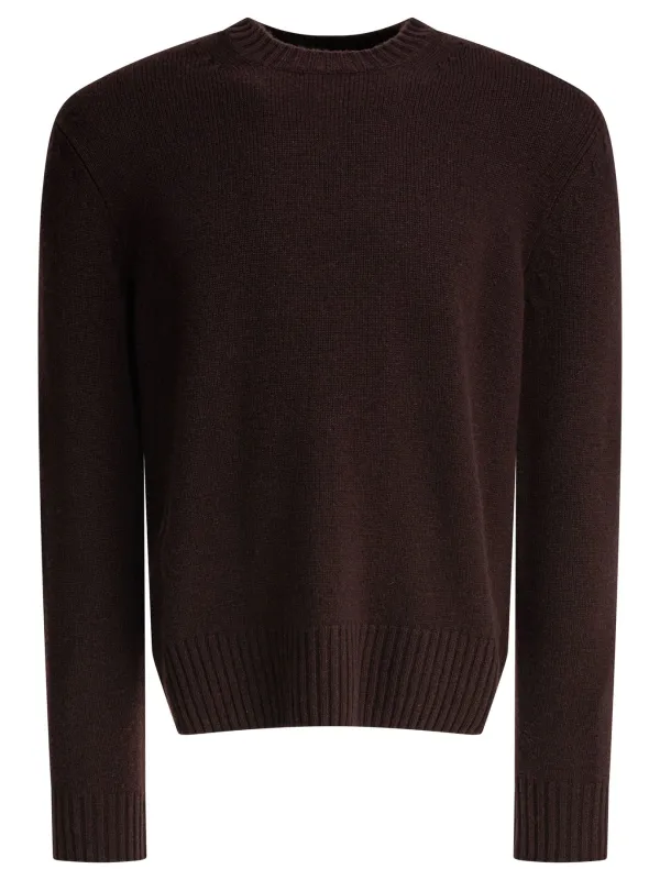 Cashmere Crewneck Sweater Knitwear Brown sold by Wanan Luxury