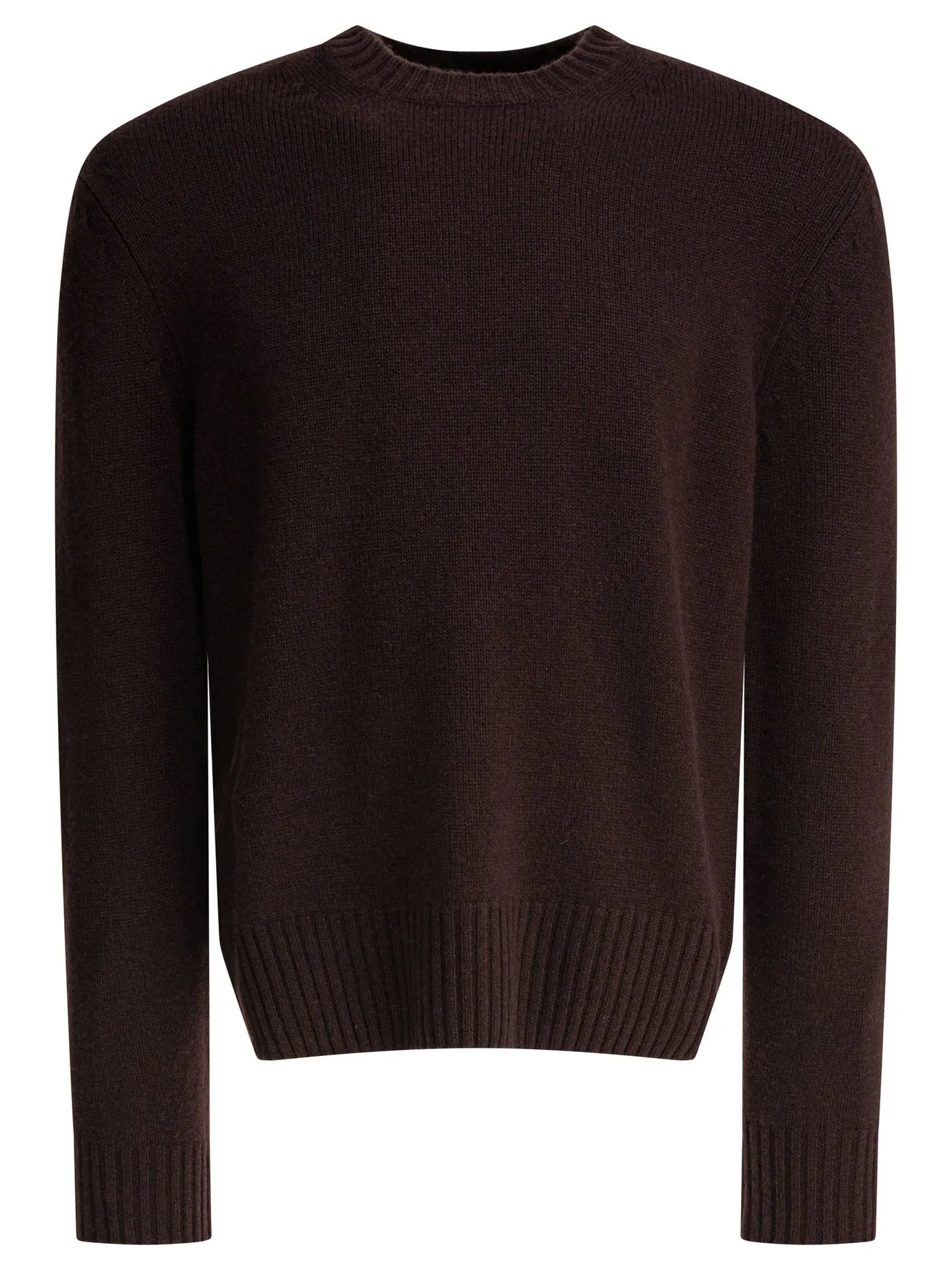 Cashmere Crewneck Sweater Knitwear Brown sold by Wanan Luxury
