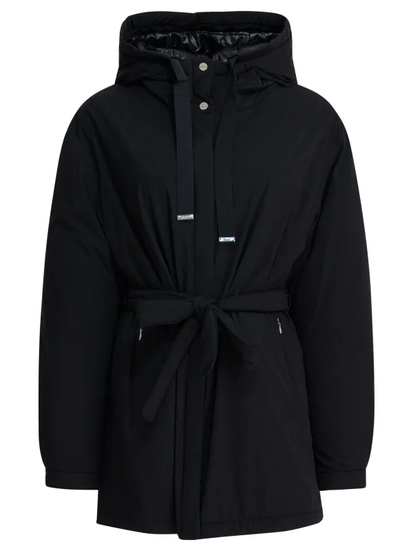 Nylon Hooded Jacket Jackets And Coats Black sold by Wanan Luxury