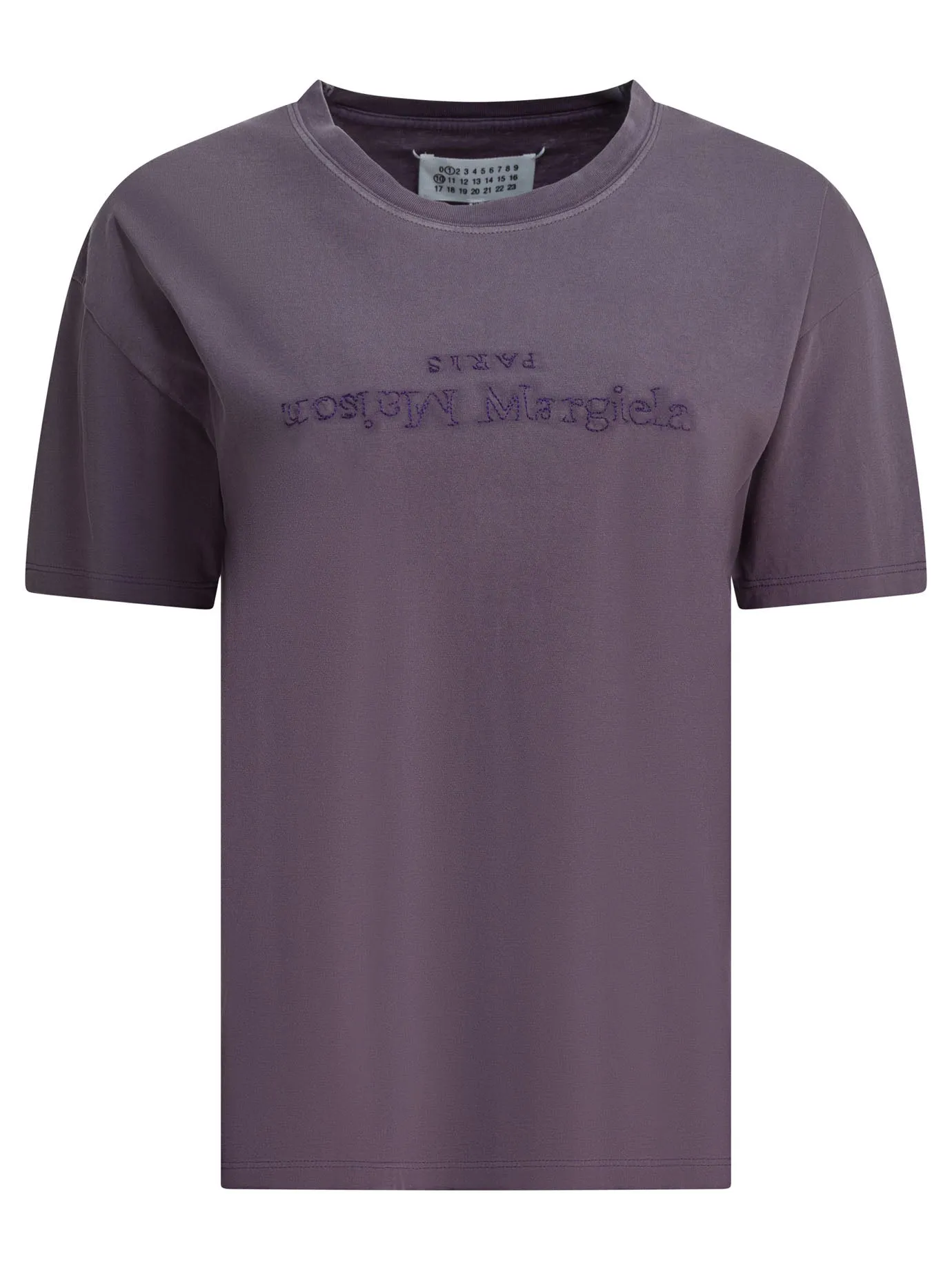 T-Shirt With Reverse Logo T-Shirts Purple sold by Wanan Luxury