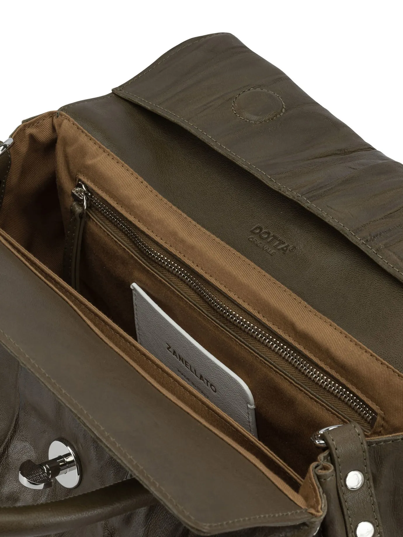 Dotta Pleated Handbags Green sold by Wanan Luxury product image thumbnail 5