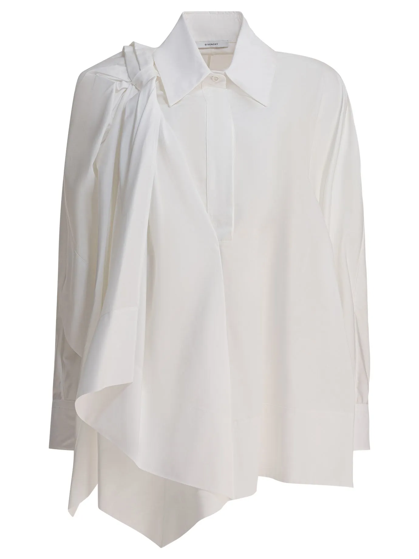 Shirt With Bow Shirts White sold by Wanan Luxury