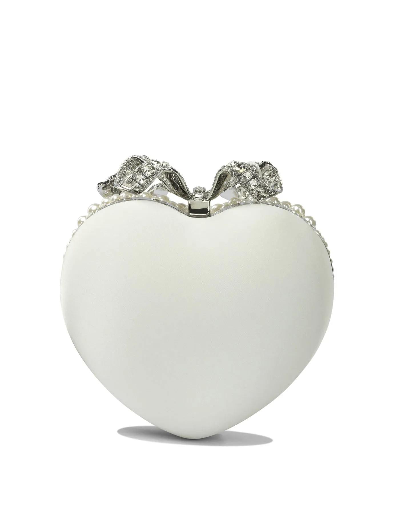 Heart-Shaped Clutch Clutches Beige sold by Wanan Luxury product image thumbnail 3