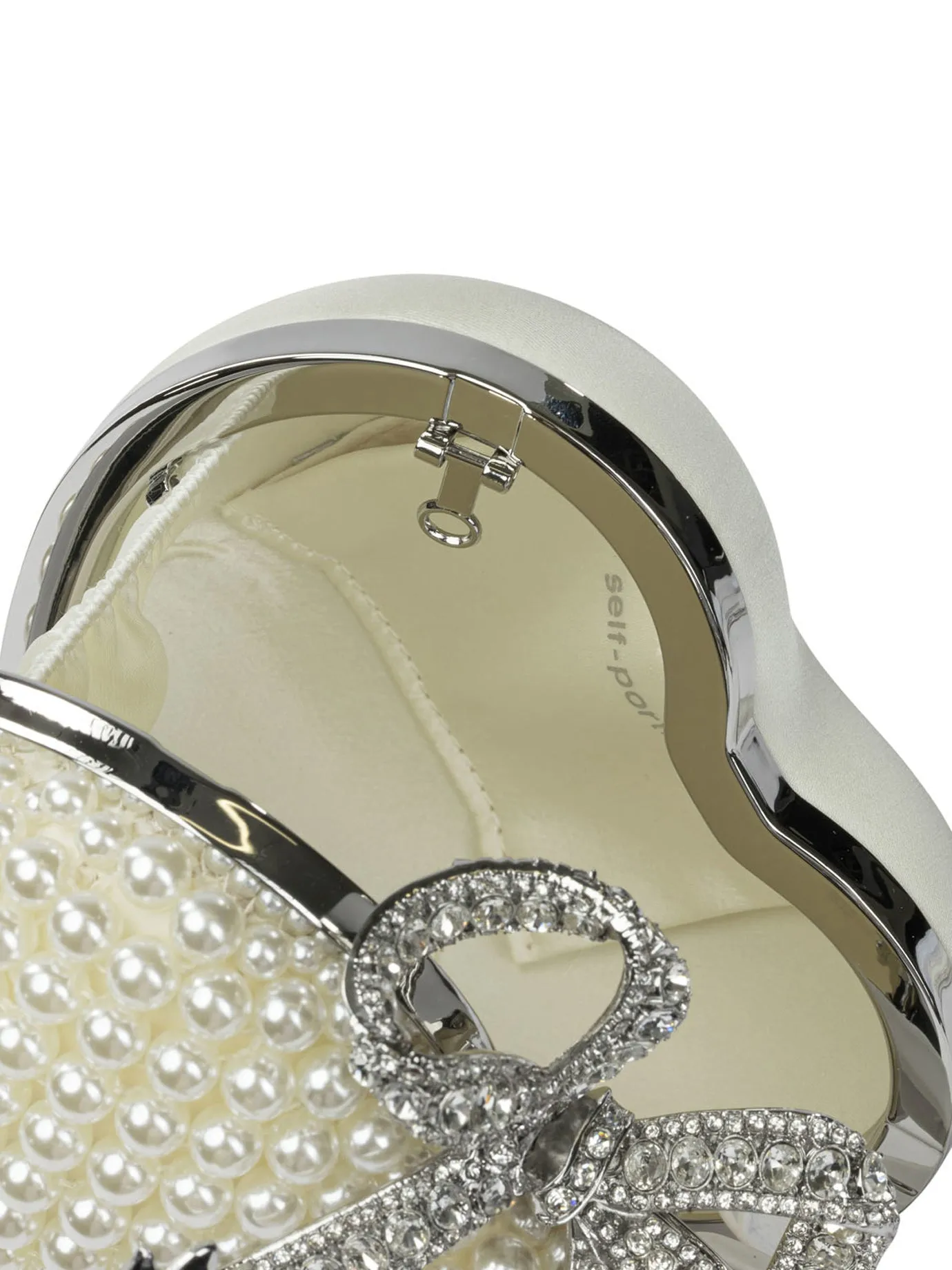 Heart-Shaped Clutch Clutches Beige sold by Wanan Luxury product image thumbnail 5