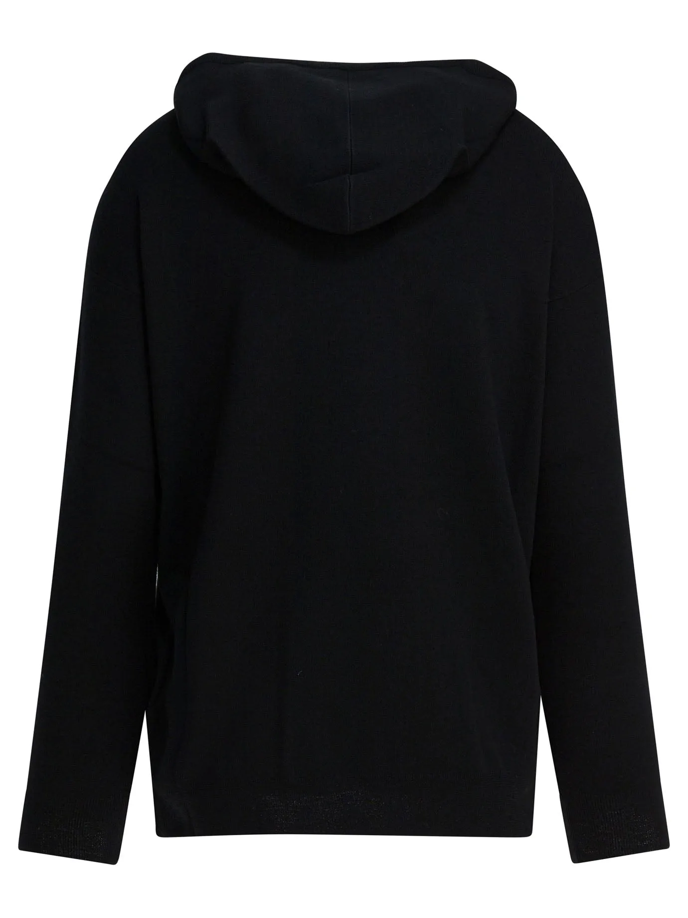 Virgin Wool Hooded Sweater Knitwear Black sold by Wanan Luxury product image thumbnail 2