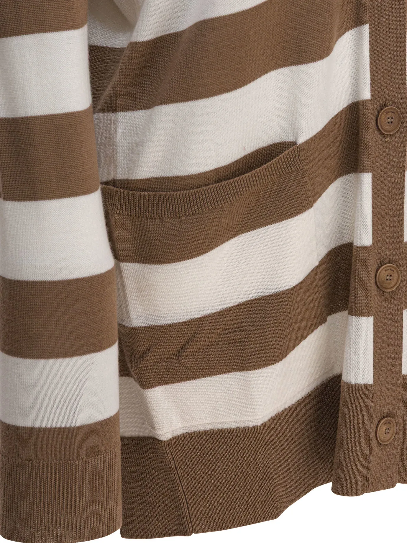 Cardigan With 1951 Lettering Knitwear Brown sold by Wanan Luxury product image thumbnail 4