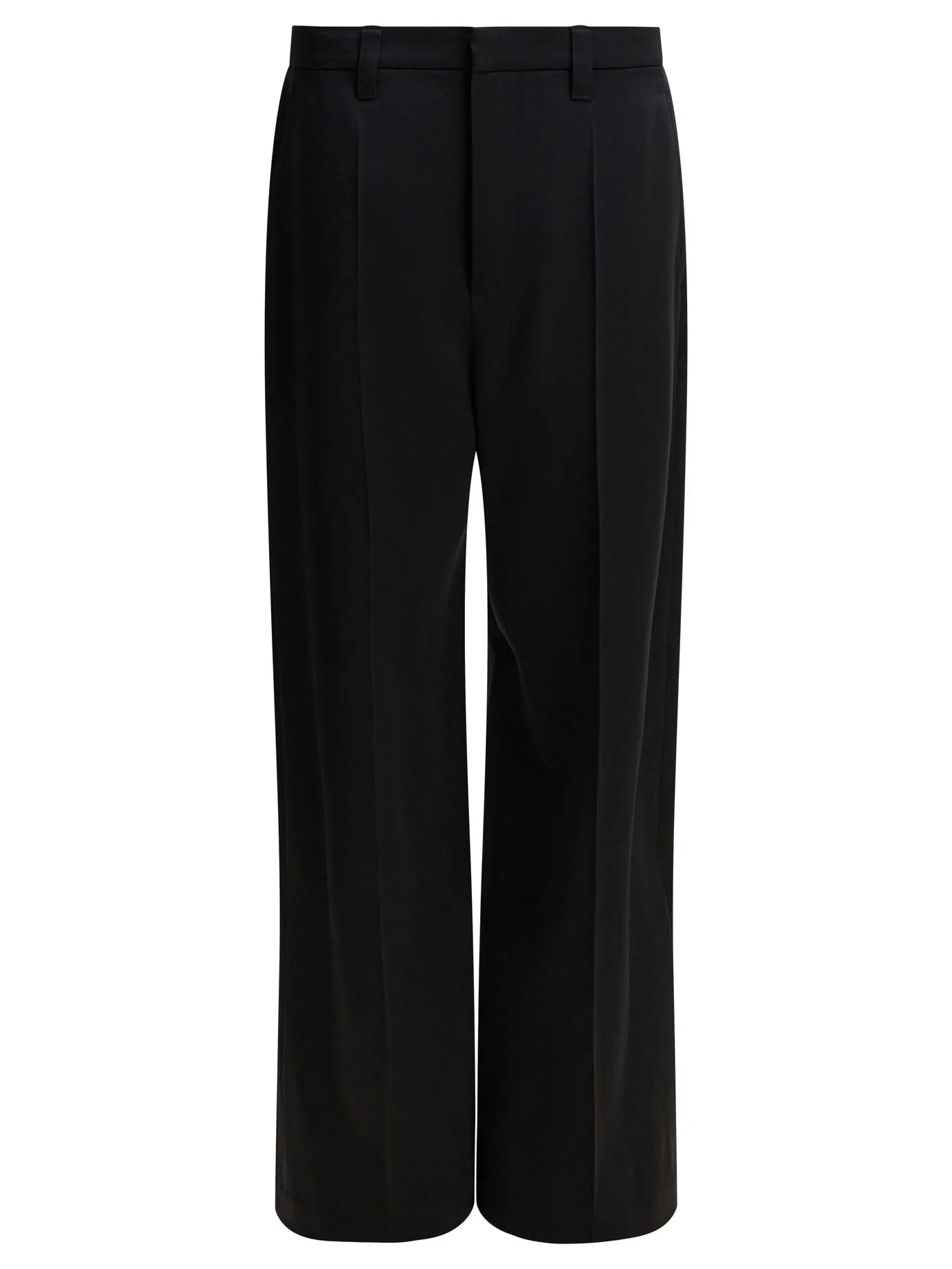 Wide-Leg Pants Trousers Black sold by Wanan Luxury