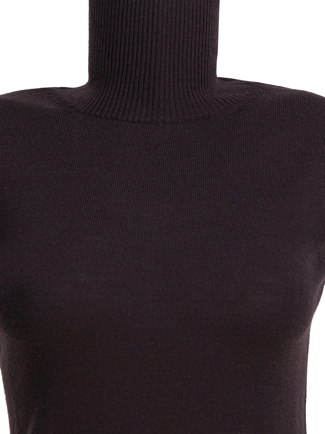 Mock Neck Sleeveless Knitwear Brown sold by Wanan Luxury product image thumbnail 3