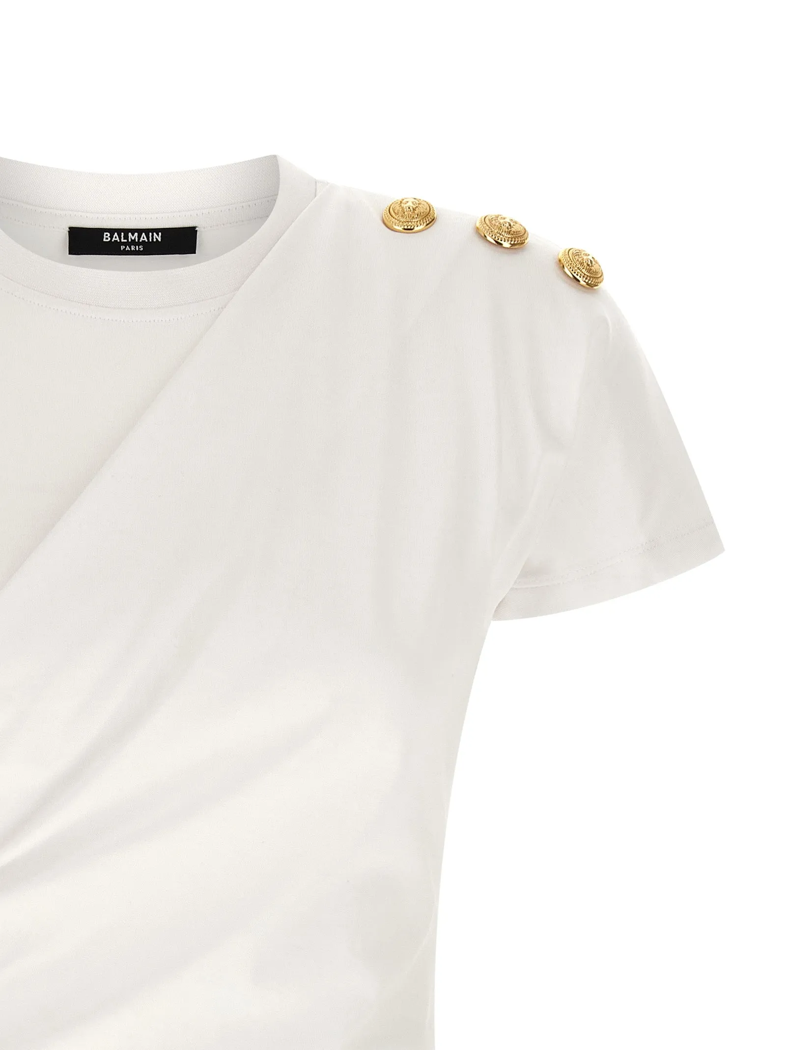3 Buttons T-Shirt White/Black sold by Wanan Luxury product image thumbnail 3