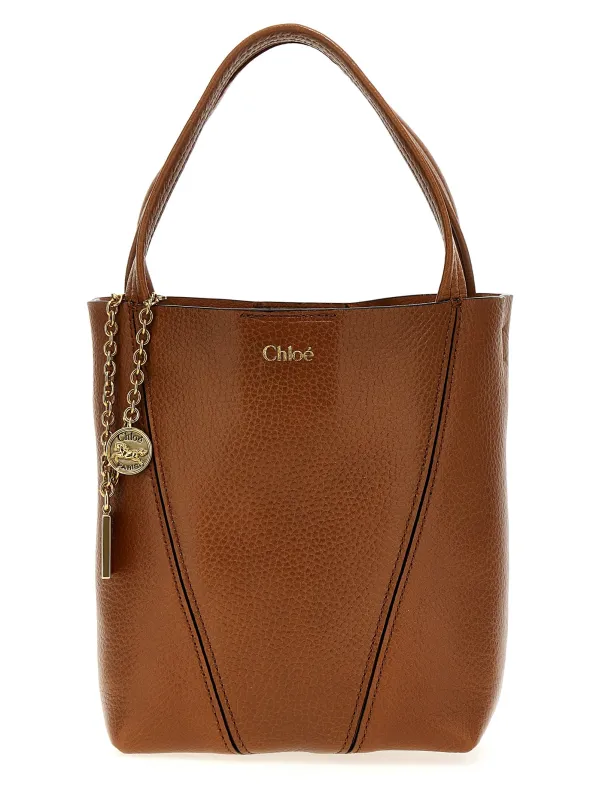 Chloé Spin Hand Bags Brown sold by Wanan Luxury