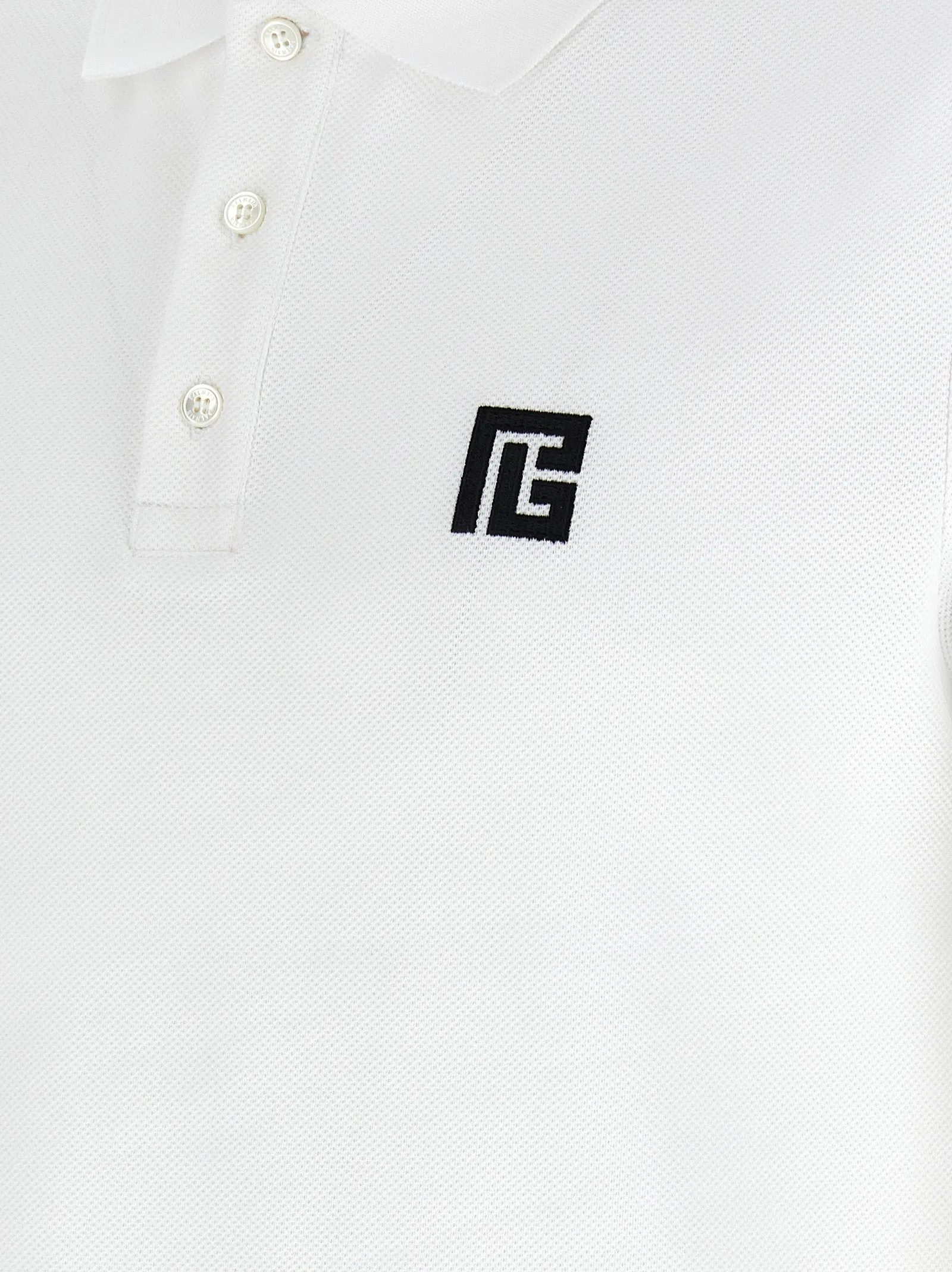 Embroidery Shirt Polo White/Black sold by Wanan Luxury product image thumbnail 4