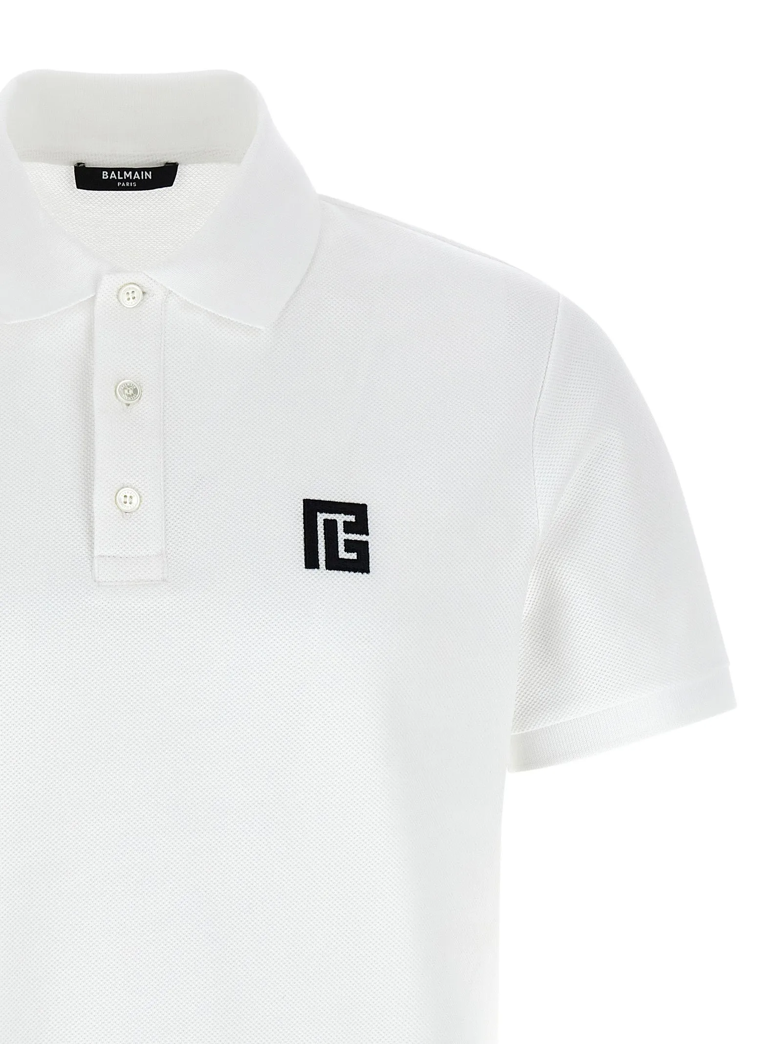 Embroidery Shirt Polo White/Black sold by Wanan Luxury product image thumbnail 3