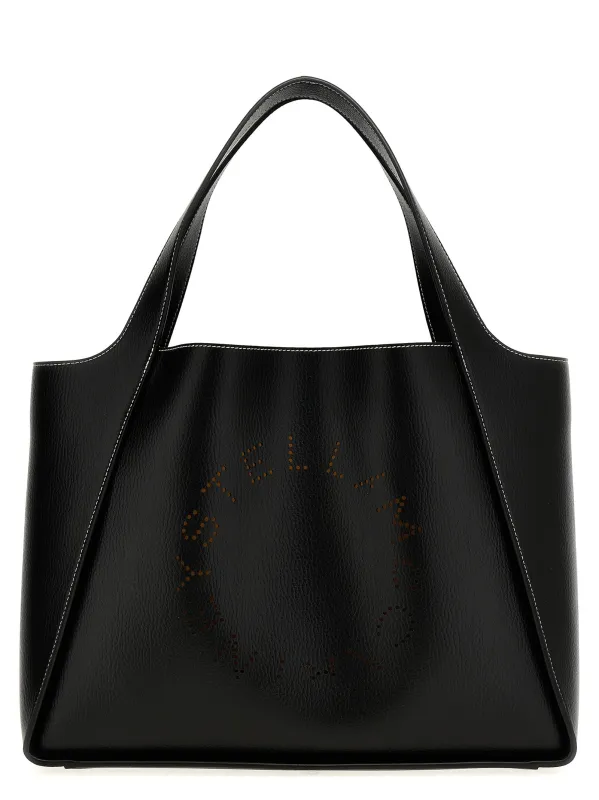 Logo Shopping Bag Tote Bag Black sold by Wanan Luxury