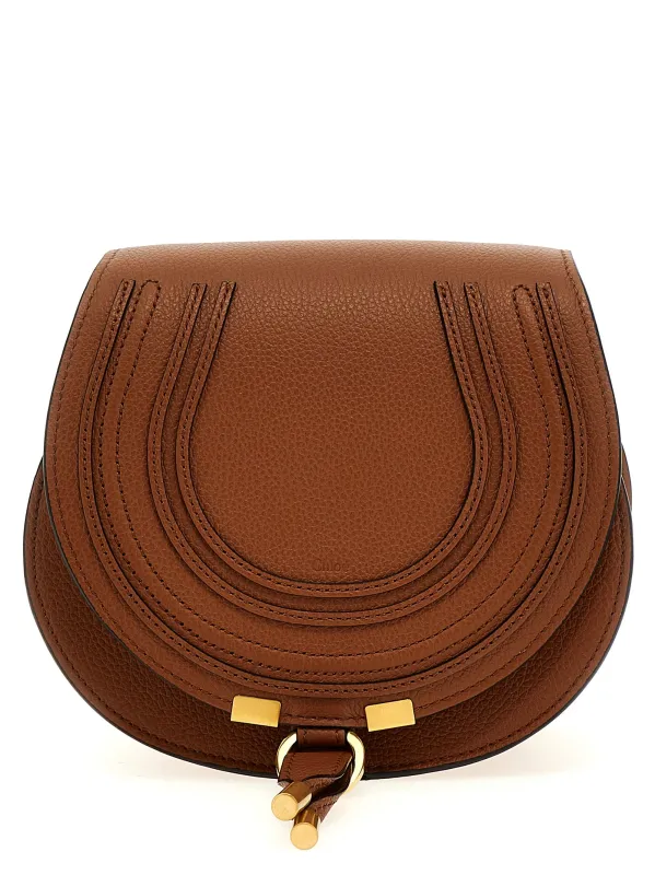 Saddle Marcie Crossbody Bags Brown sold by Wanan Luxury