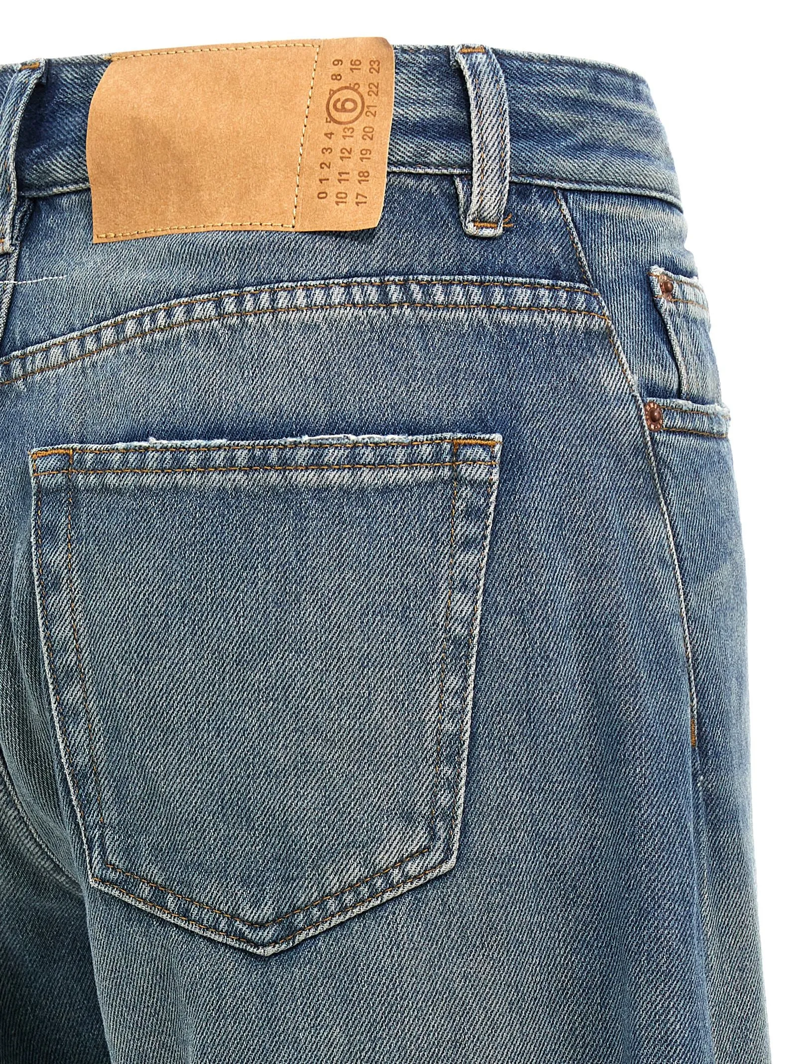 Wide Leg Jeans Blue sold by Wanan Luxury product image thumbnail 4