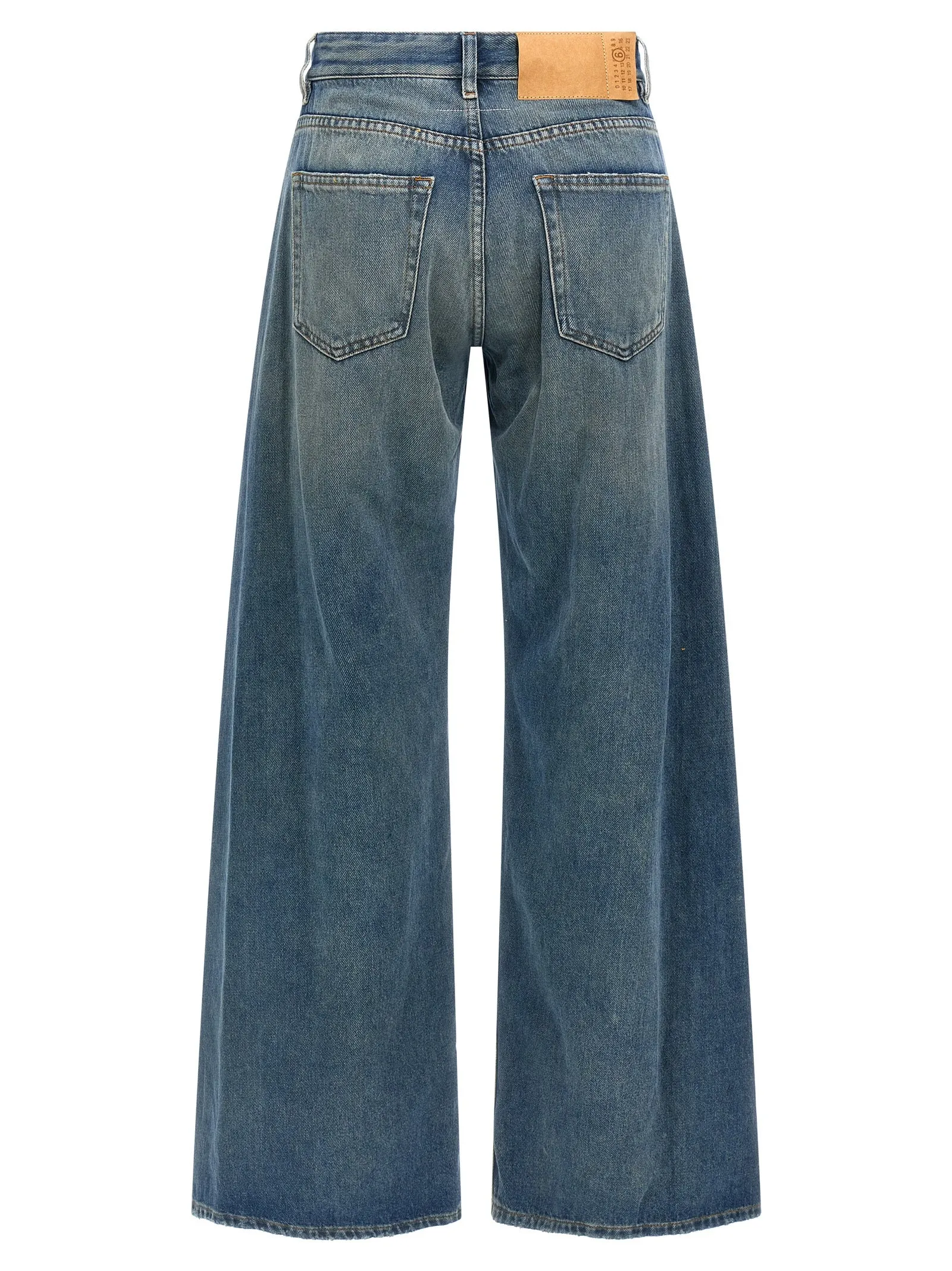 Wide Leg Jeans Blue sold by Wanan Luxury product image thumbnail 2