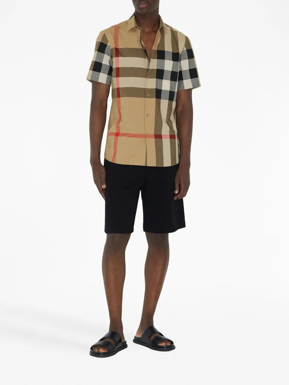 Check Cotton Shirt sold by Wanan Luxury product image thumbnail 3