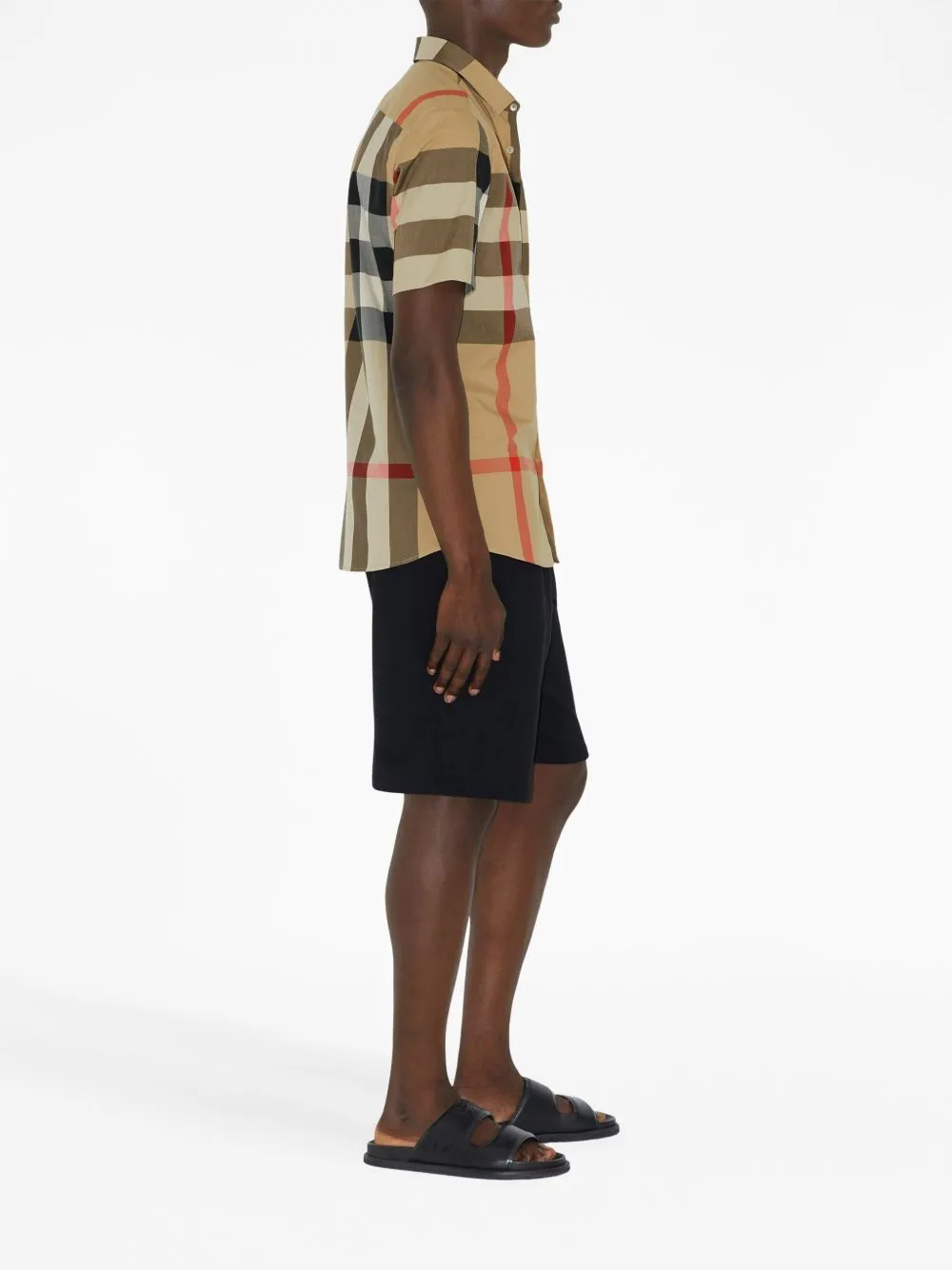 Check Cotton Shirt sold by Wanan Luxury product image thumbnail 4
