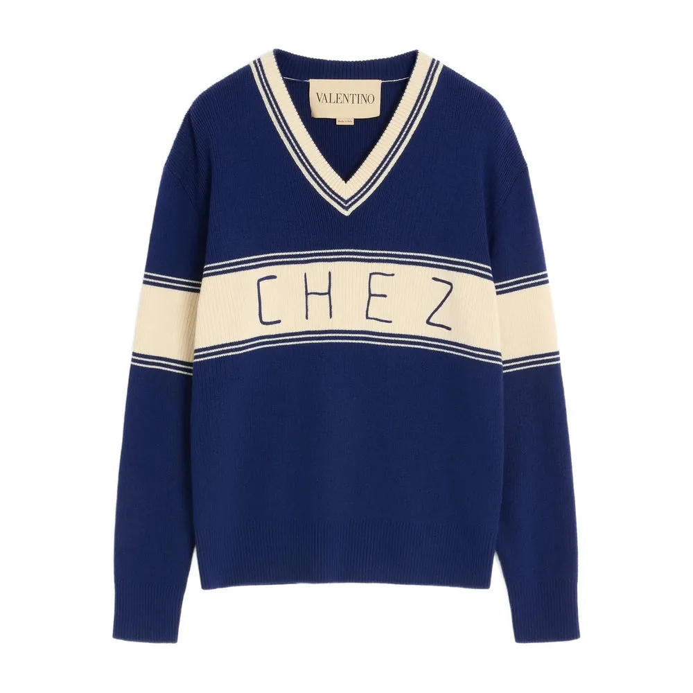 Sweaters Blue, White sold by Wanan Luxury