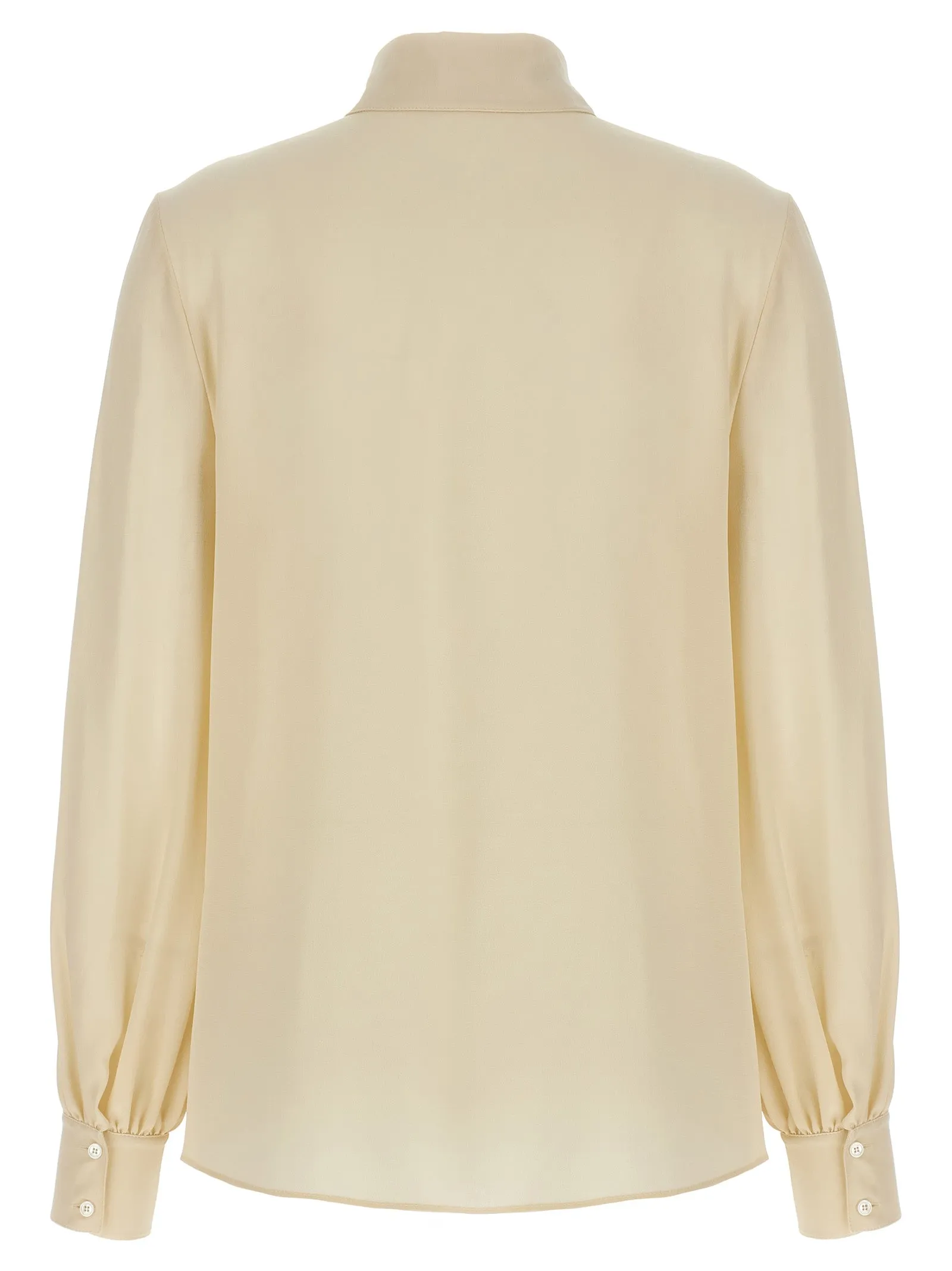 Valentino Garavani Bow Shirt Shirt And Blouse Beige sold by Wanan Luxury product image thumbnail 2
