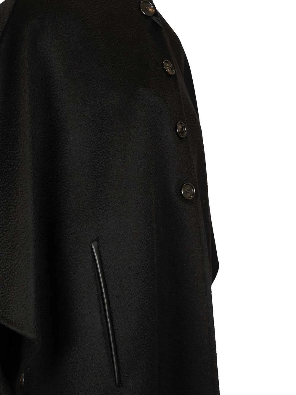 Long Cape Jackets Black sold by Wanan Luxury product image thumbnail 4