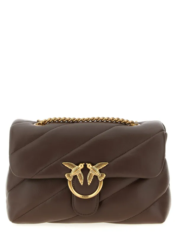 Classic Love Bag Puff Crossbody Bags Brown sold by Wanan Luxury