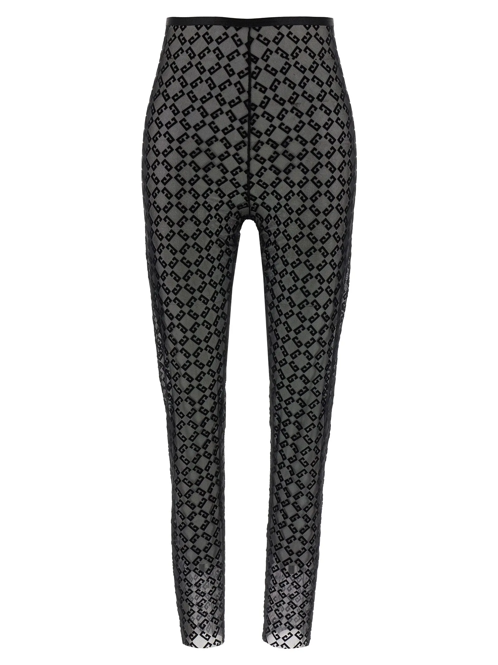 Monogram Logo Leggings Black sold by Wanan Luxury