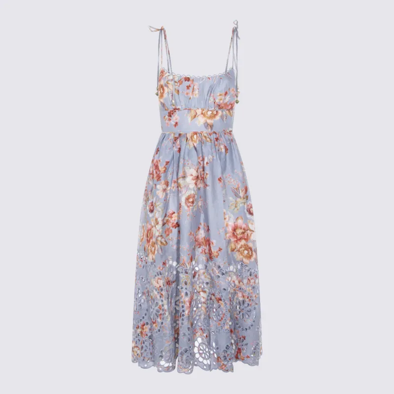 Dresses Chambray Floral made by Zimmermann