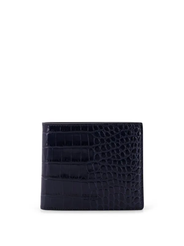 Croco Print Leather Wallet sold by Wanan Luxury