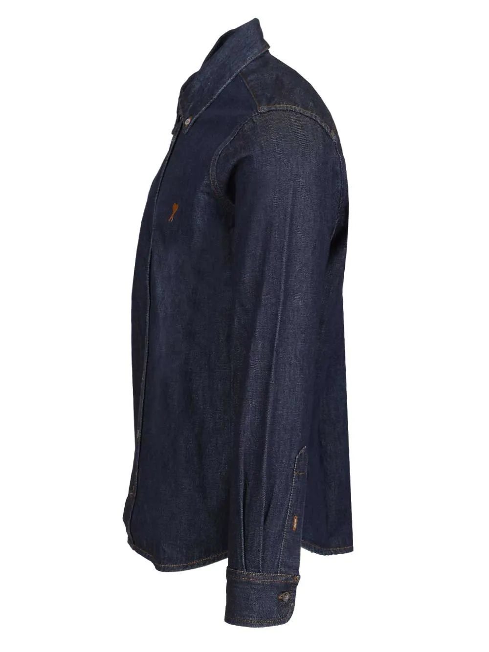 Denim Shirt Shirts Blue sold by Wanan Luxury product image thumbnail 3