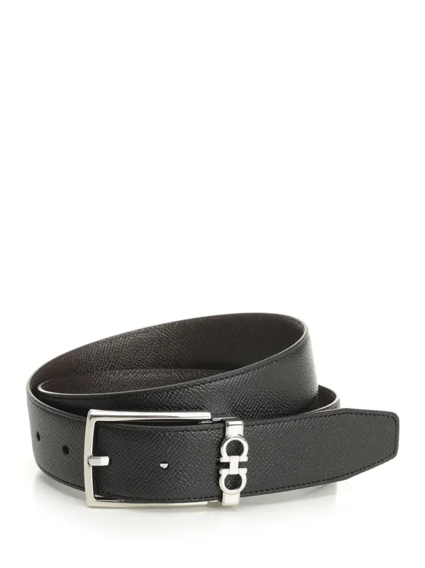Gancini Belts Black sold by Wanan Luxury