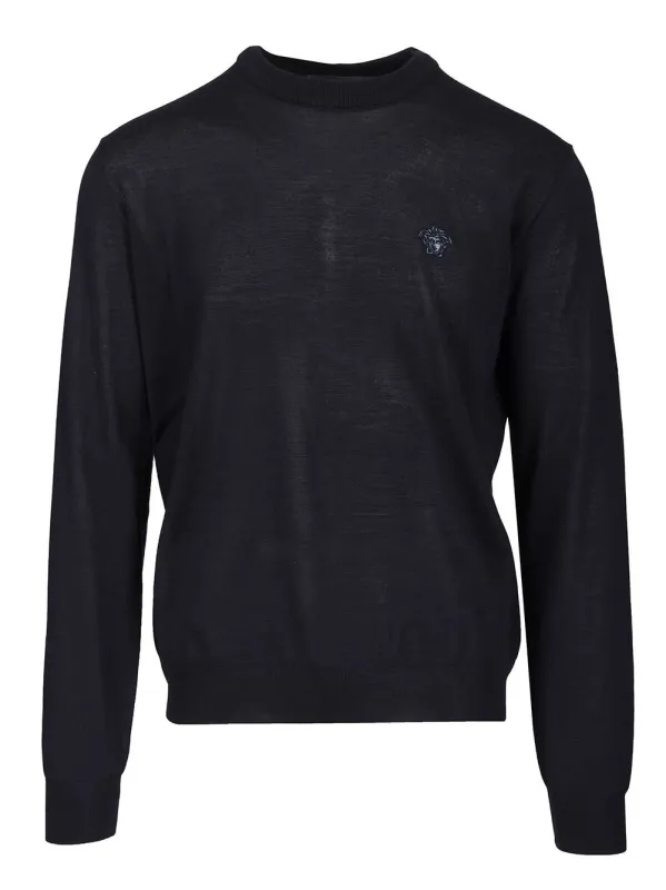 Medusa Knitwear Blue made by Versace