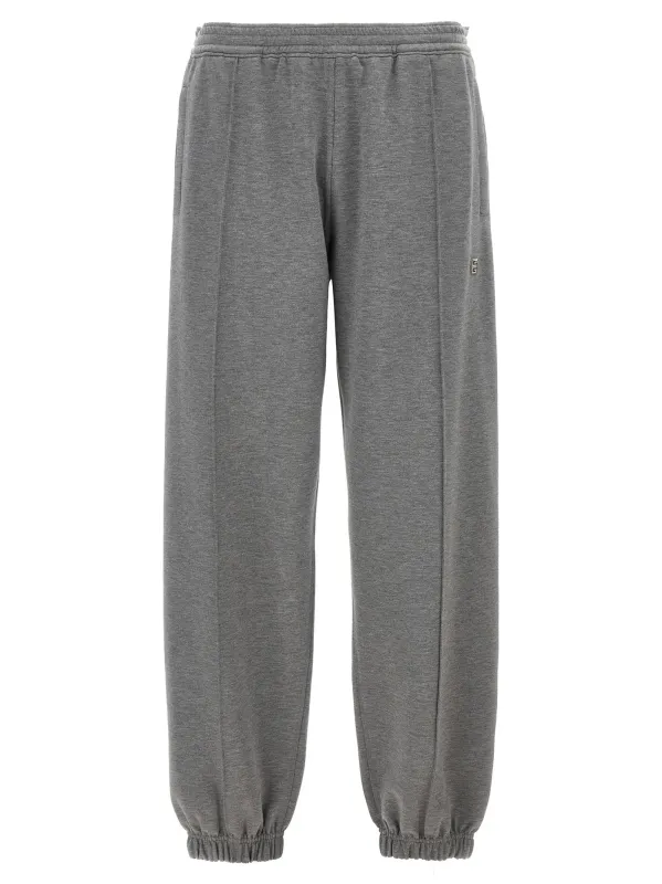Metallic Logo Joggers Pants Gray sold by Wanan Luxury