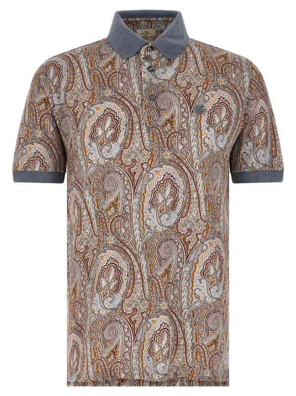 Arnica Paisley Polo Multicolor sold by Wanan Luxury
