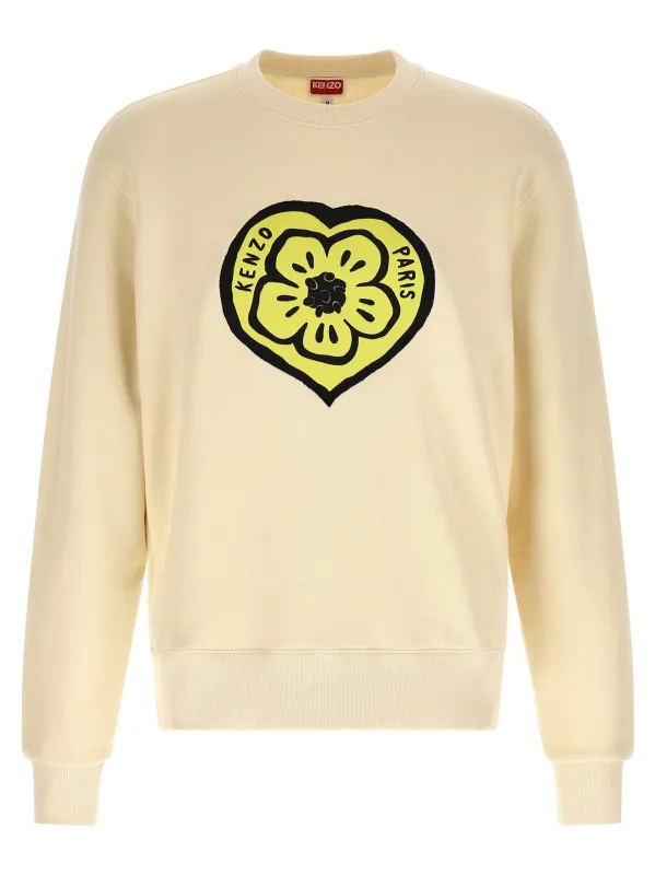 Kenzo Boke Heart Classic Sweatshirt Beige sold by Wanan Luxury