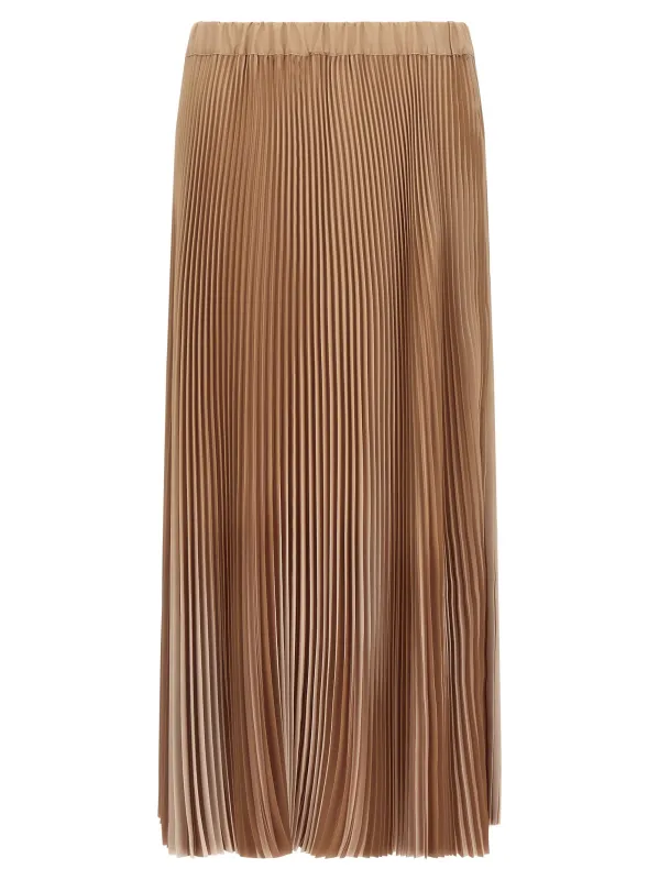 Pleated Skirt Skirts Beige sold by Wanan Luxury
