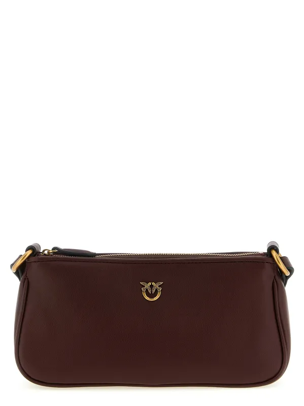 Half Moon Crossbody Bags Bordeaux sold by Wanan Luxury